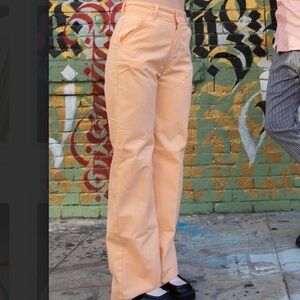 Peach Vintage Women's Trousers